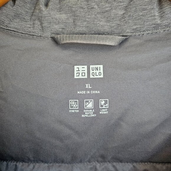 UNIQLO Gray Long Hooded Puffer Coat XL NWOT - Picture 6 of 11
